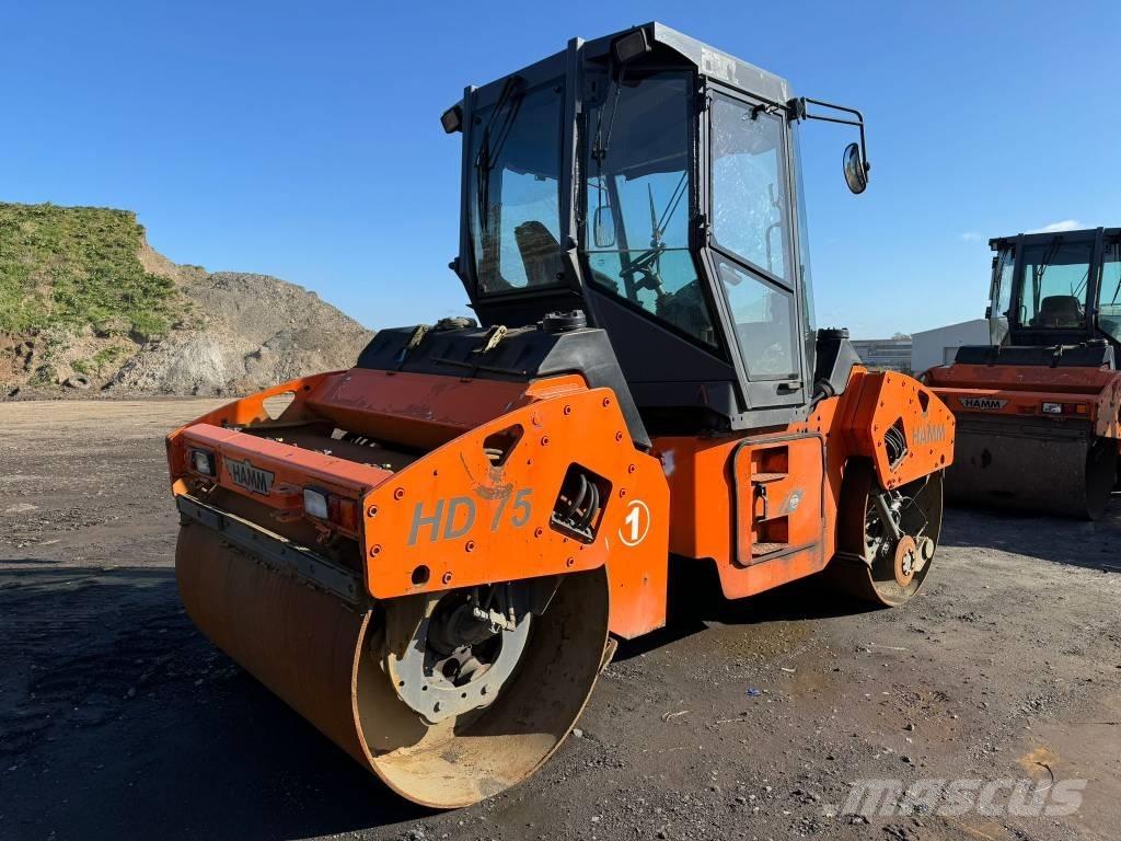 Hamm HD 75 Divvalču grunts veltņi