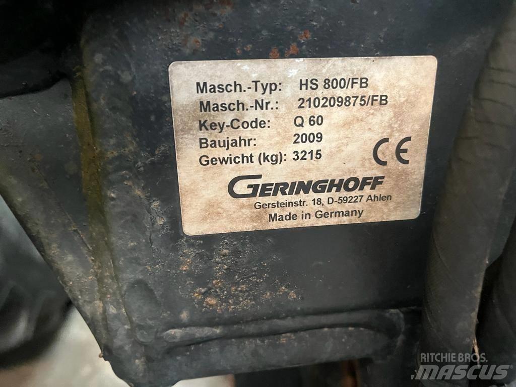 Geringhoff HS 800/FB Ražas novākšanas galvas