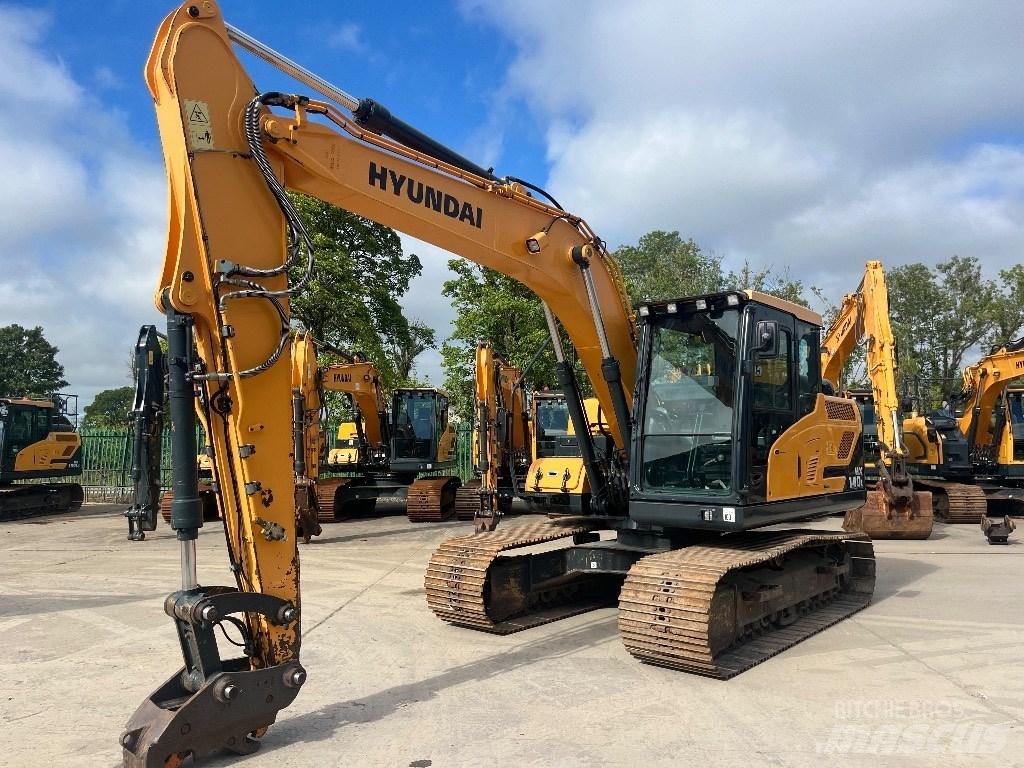 Hyundai HX140L Kāpurķēžu ekskavatori