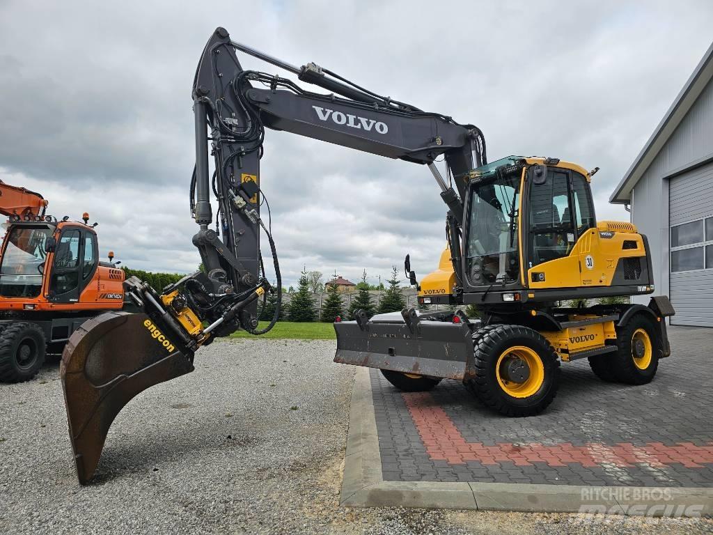 Volvo EW 160 D Ekskavatori uz riteņiem