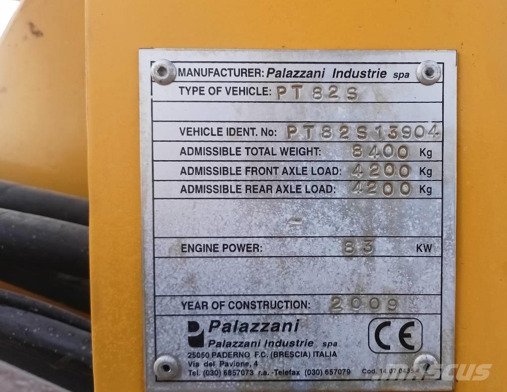 Palazzani PT82 Teleskopiskie riteņu iekrāvēji
