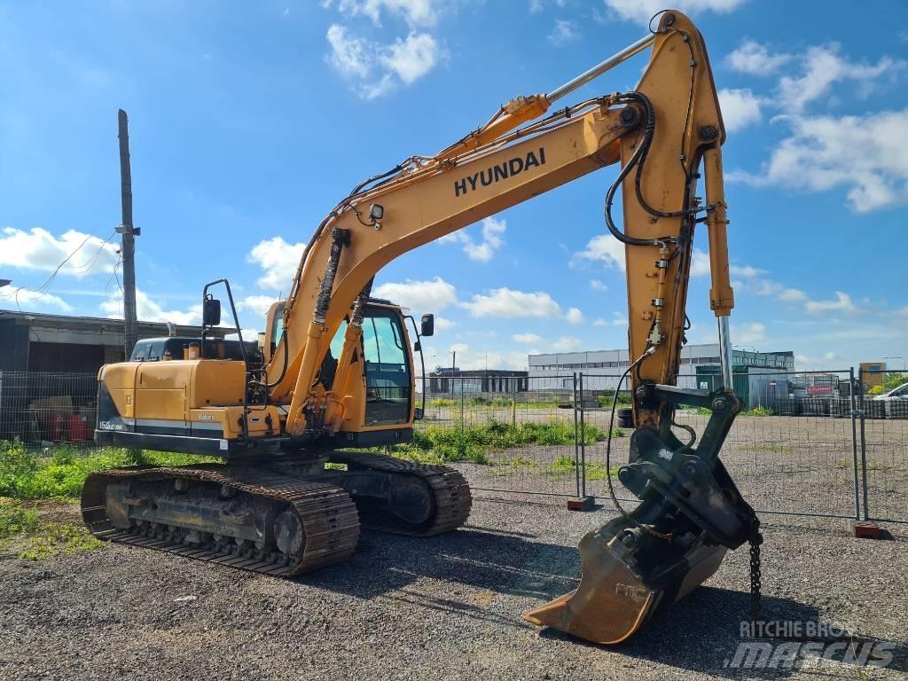 Hyundai R160LC-9A Kāpurķēžu ekskavatori