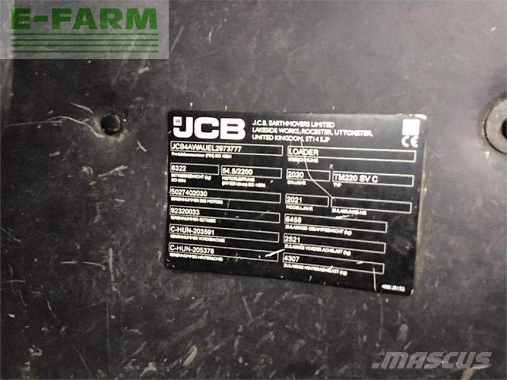 JCB tm 220 Lauksaimniecības pacēlāji