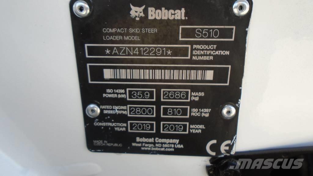 Bobcat S 510 Lietoti riteņu kompaktiekrāvēji