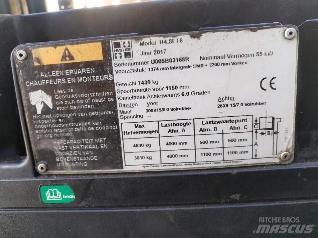 Hyster H4.5FT Tehnika ar dīzeļa dzinēju