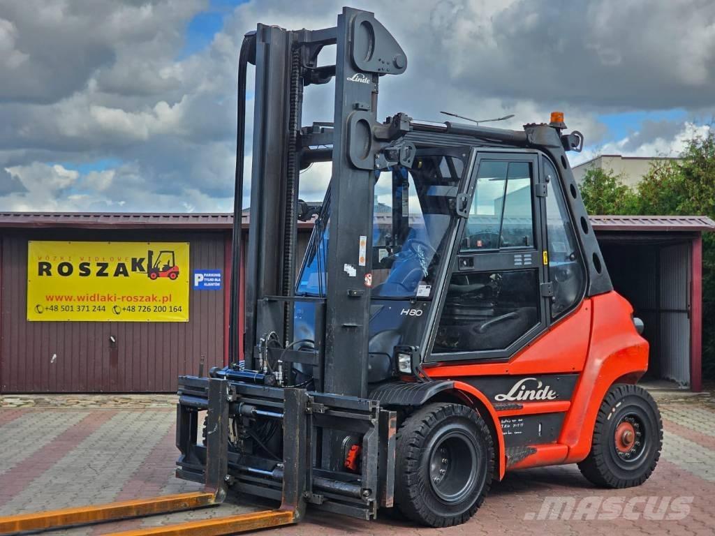 Linde H80D-02 Tehnika ar dīzeļa dzinēju