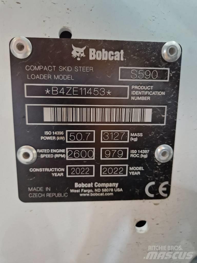 Bobcat S 590 Lietoti riteņu kompaktiekrāvēji