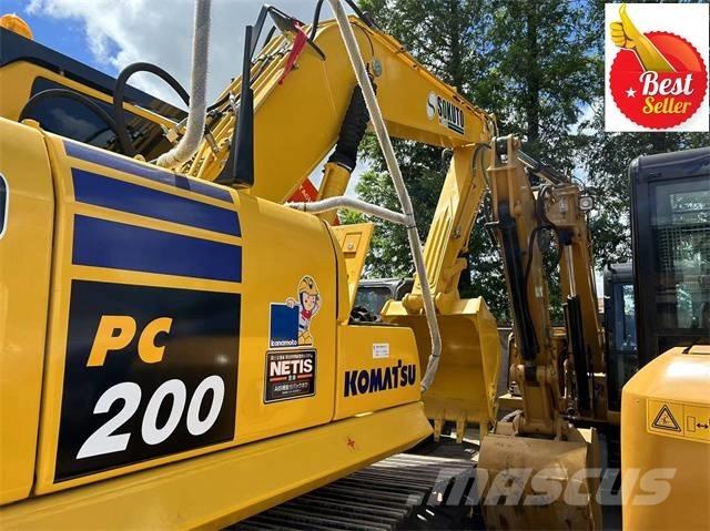 Komatsu PC 200-8 Kāpurķēžu ekskavatori