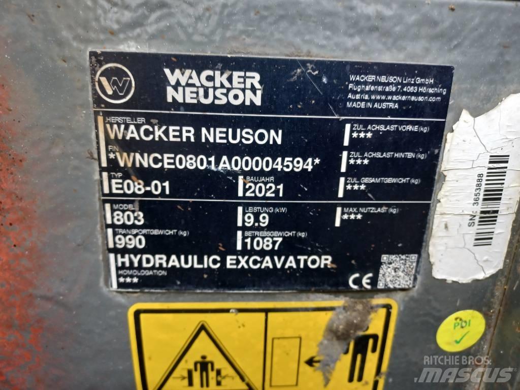Wacker Neuson 803 Kāpurķēžu ekskavatori