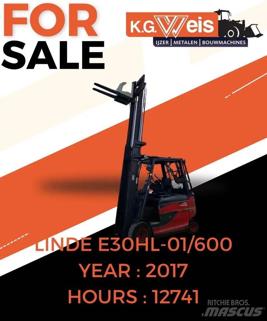 Linde E30HL01-600 Elektriskie iekrāvēji