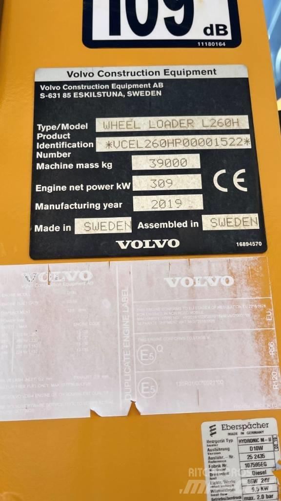 Volvo L260H Iekrāvēji uz riteņiem
