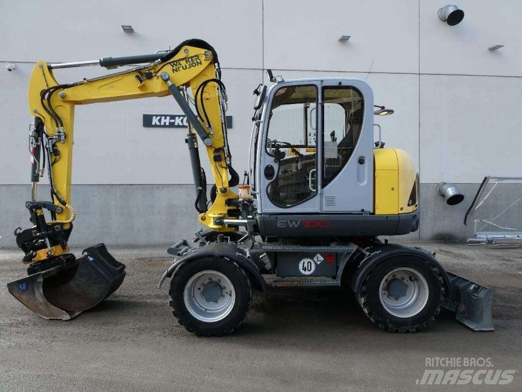 Wacker Neuson EW 100 Ekskavatori uz riteņiem