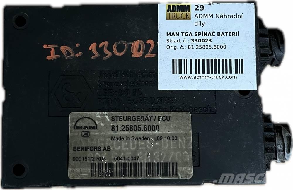 MAN TGA SPÍNAČ BATERIÍ Transports- Citi