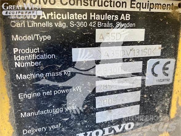Volvo A35D Artikulētie pašizgāzēji