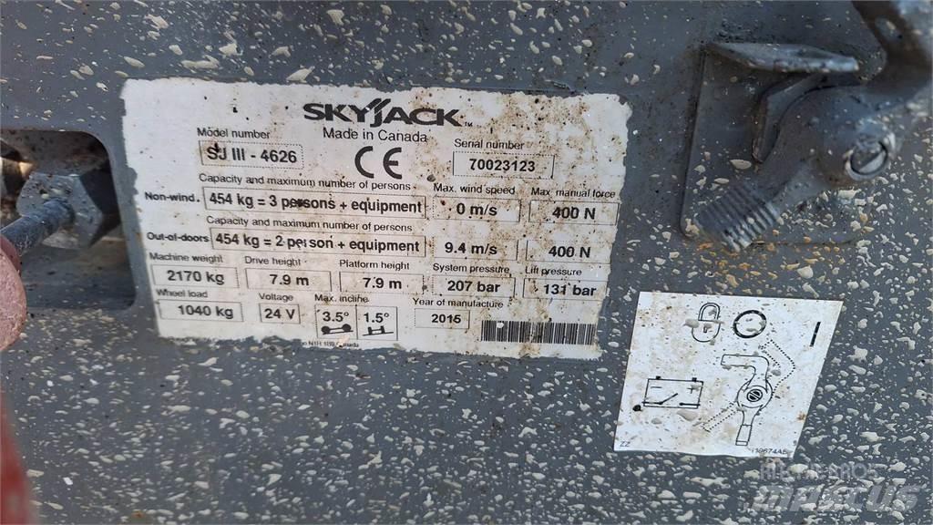 SkyJack SJIII4626 Šķerveida pacēlāji