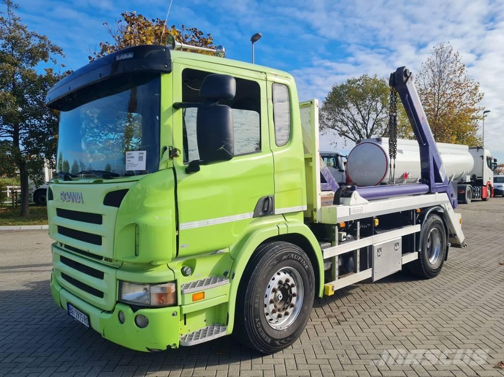 Scania P 280 / HYVA Smagās mašīnas ar konteineriem