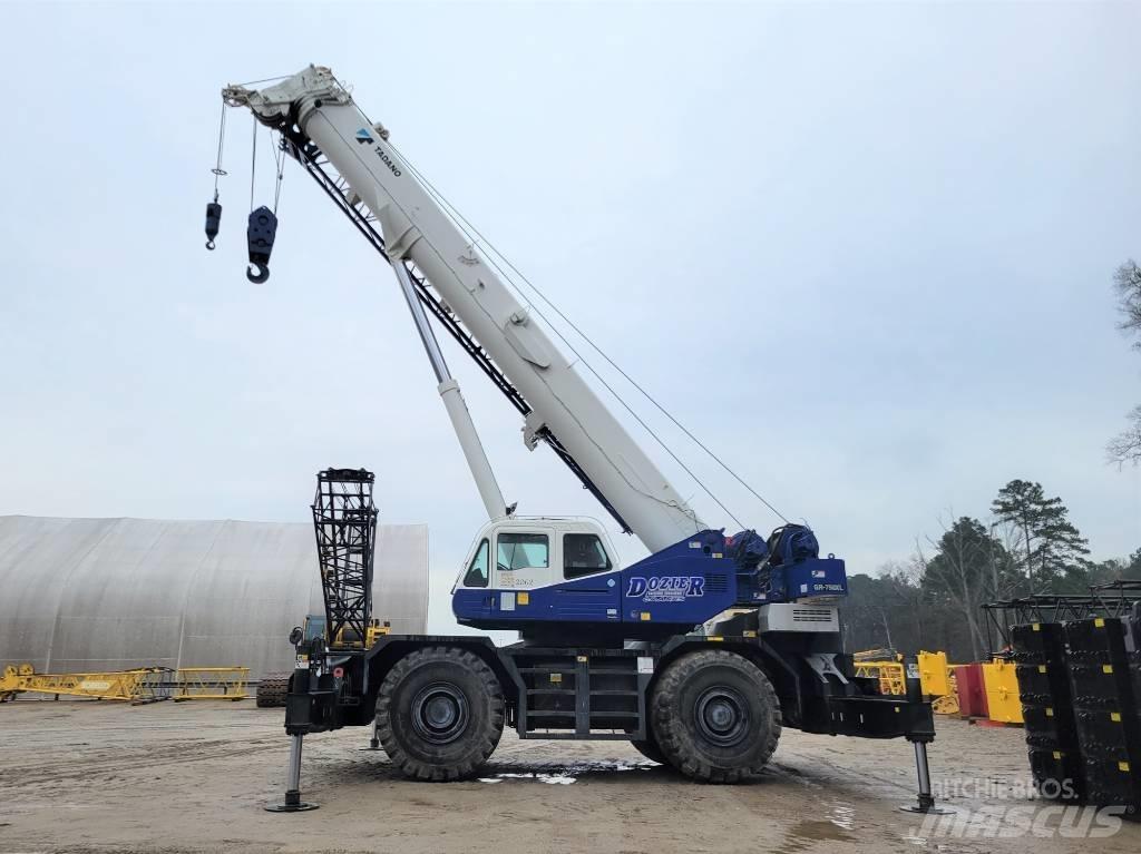 Tadano GR750XL-2 Celtņi nelīdzenām virsmām