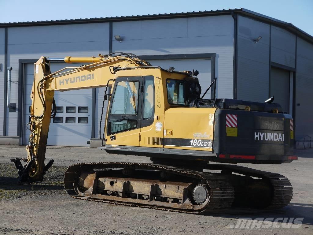 Hyundai R 180 LC-7 Kāpurķēžu ekskavatori