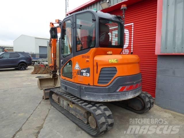 Doosan DX 63-3 Mini ekskavatori < 7 t