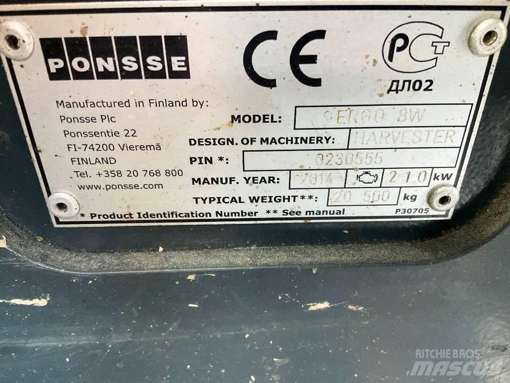 Ponsse Ergo 8W Harvesteri