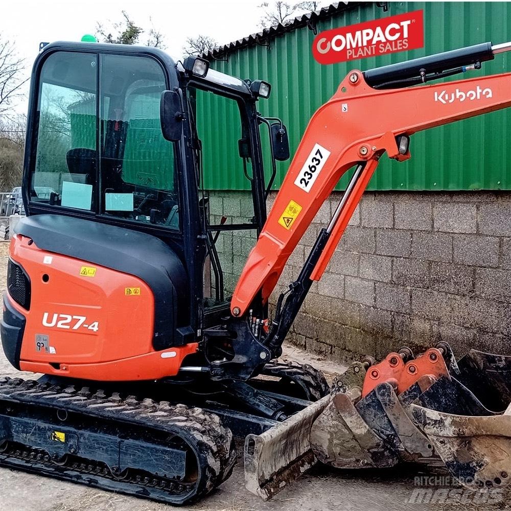 Kubota U 27-4 Mini ekskavatori < 7 t