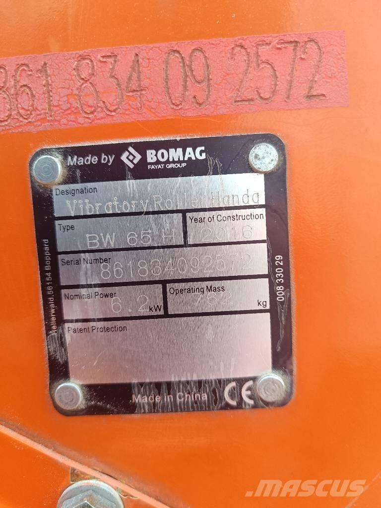 Bomag BW 65 H Divvalču grunts veltņi
