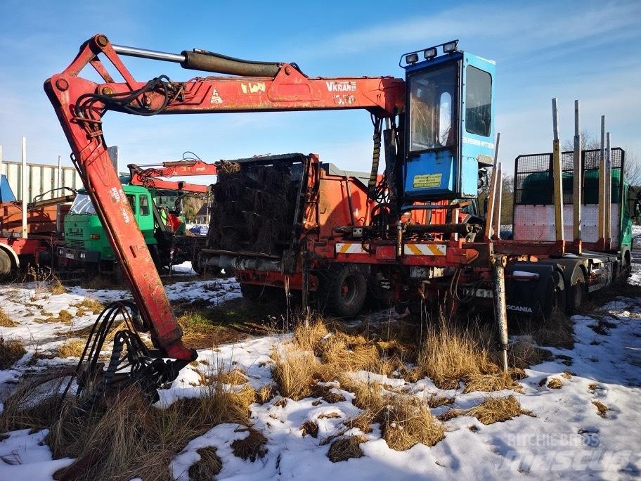 Scania 144 G Smagās mašīnas ar celtni