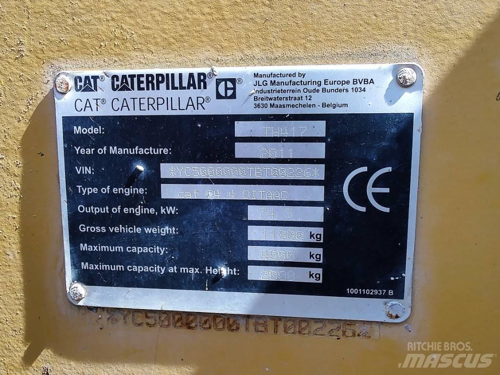 CAT TH 417 Teleskopiskie manipulatori