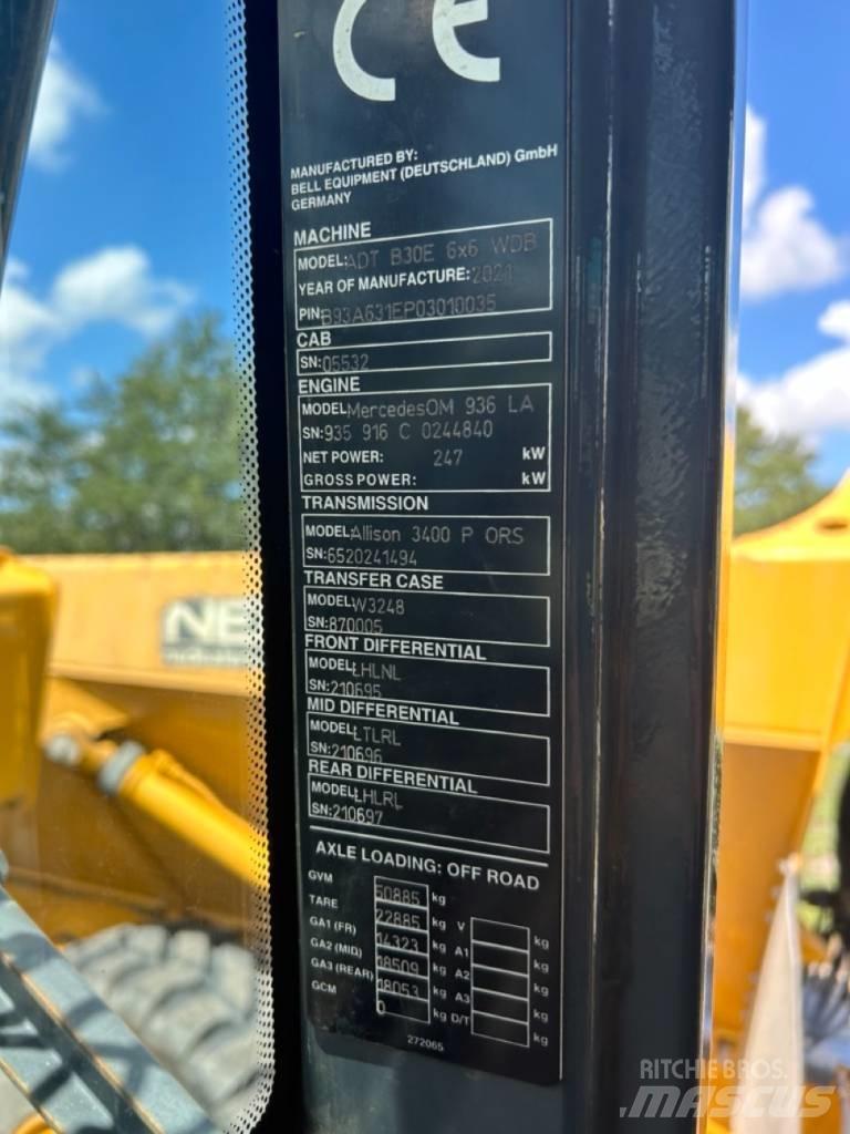 Bell B30E Artikulētie pašizgāzēji