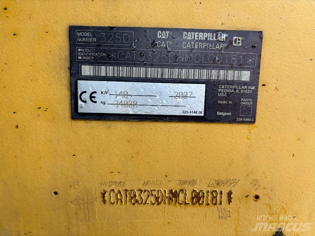 CAT 325 D LR Kāpurķēžu ekskavatori