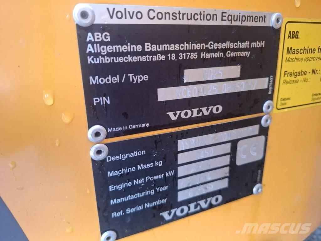 Volvo DD 25 Divvalču grunts veltņi