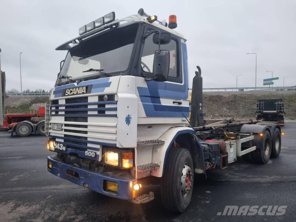Scania R 143 HL Treileri ar āķi