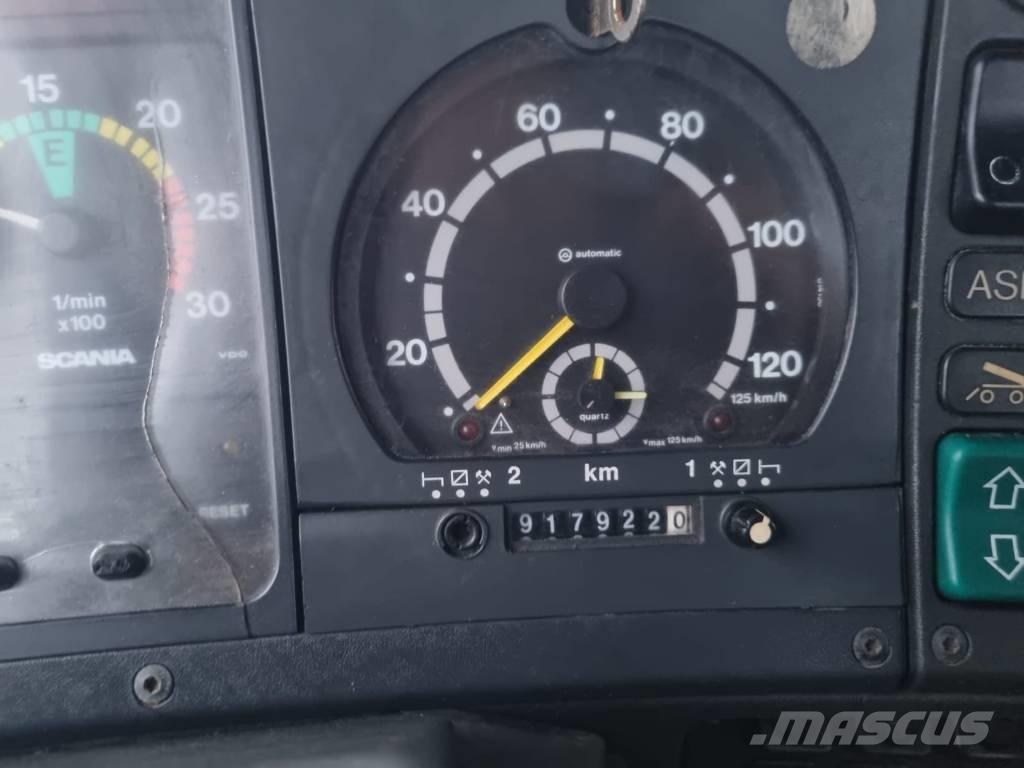 Scania R 143 HL Treileri ar āķi