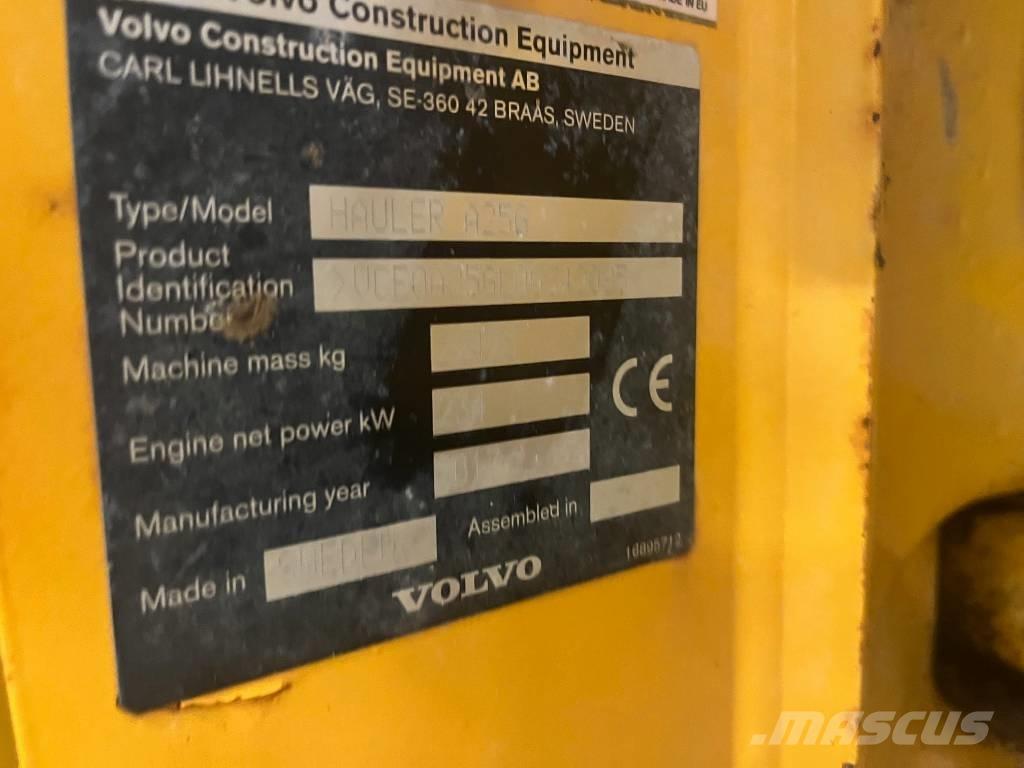 Volvo A25 G Artikulētie pašizgāzēji