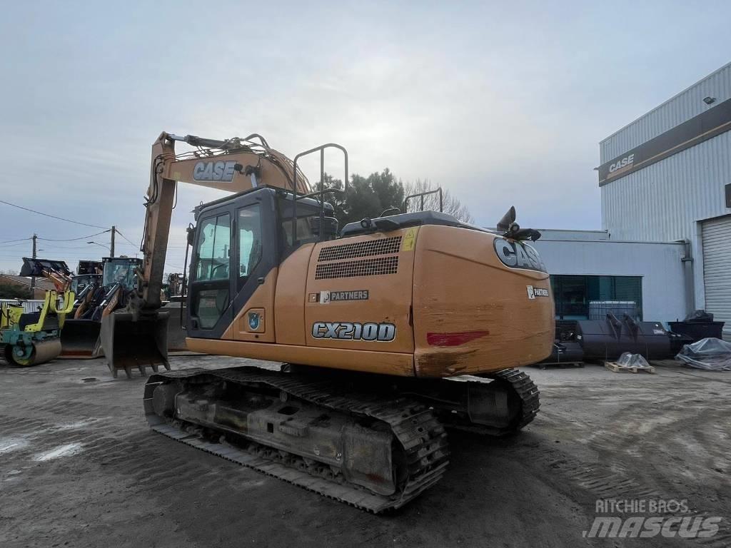 CASE CX 210 D Kāpurķēžu ekskavatori