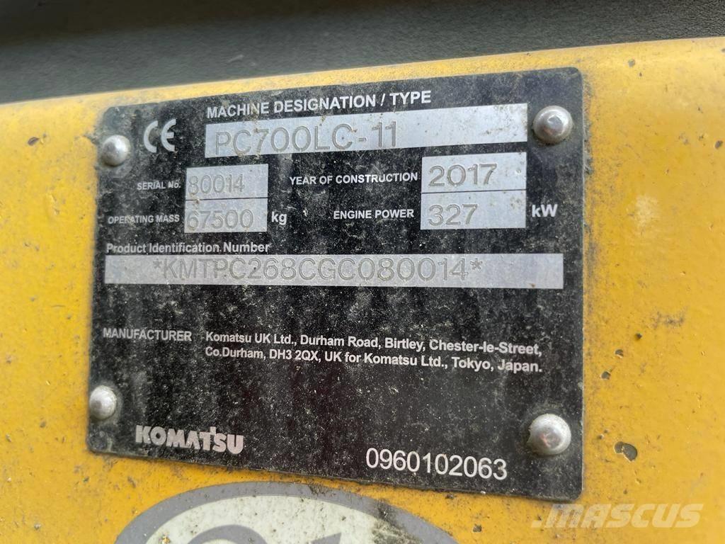Komatsu PC700LC-11 Kāpurķēžu ekskavatori