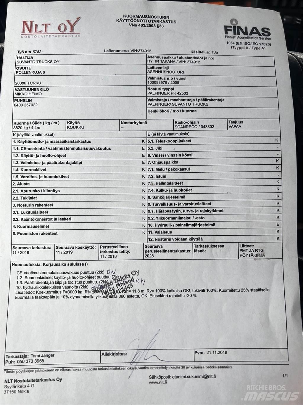 Scania R 560 6X2 Smagās mašīnas ar celtni