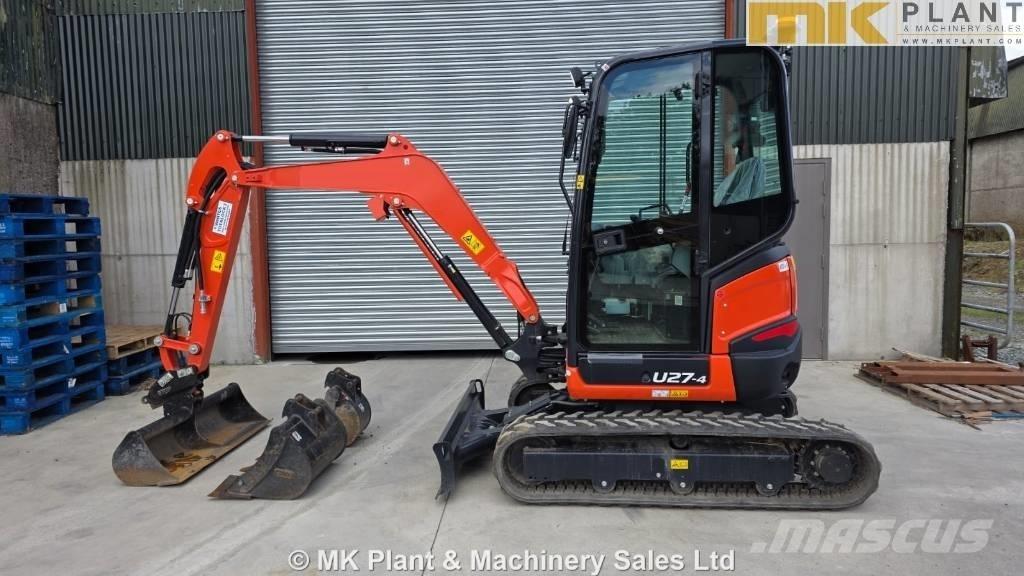Kubota U 27-4 Mini ekskavatori < 7 t