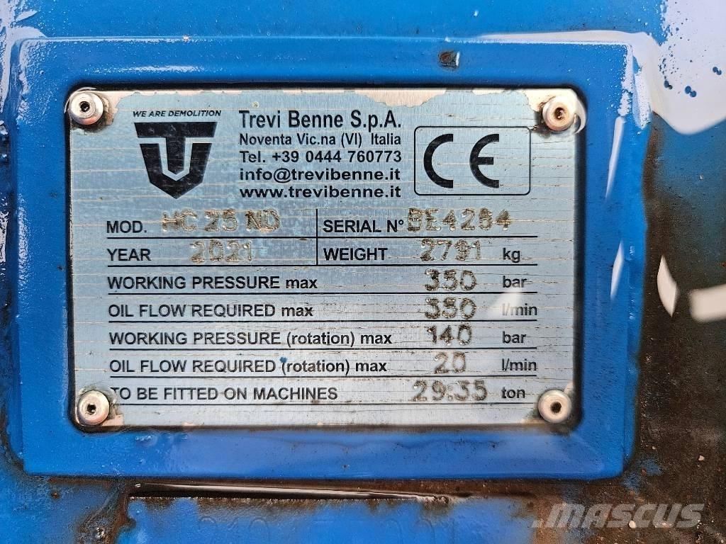 Trevibenne HC 25 ND Demontāžas ekskavators
