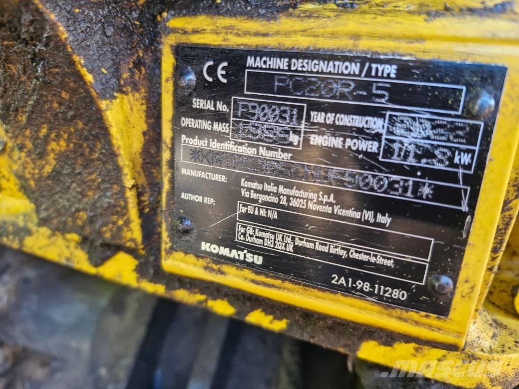 Komatsu PC 20 R-5 Mini ekskavatori < 7 t