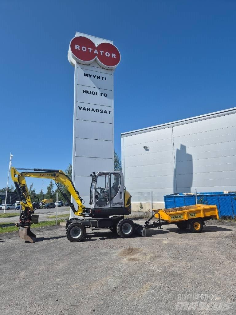 Wacker Neuson 6503 Ekskavatori uz riteņiem