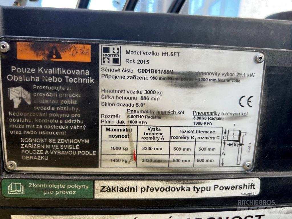 Hyster H 1.6 FT Tehnika ar dīzeļa dzinēju