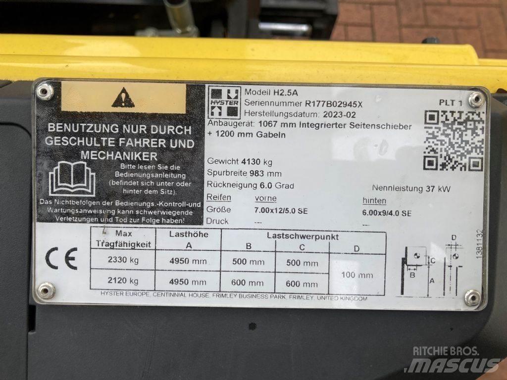 Hyster H 2.5A Tehnika ar dīzeļa dzinēju