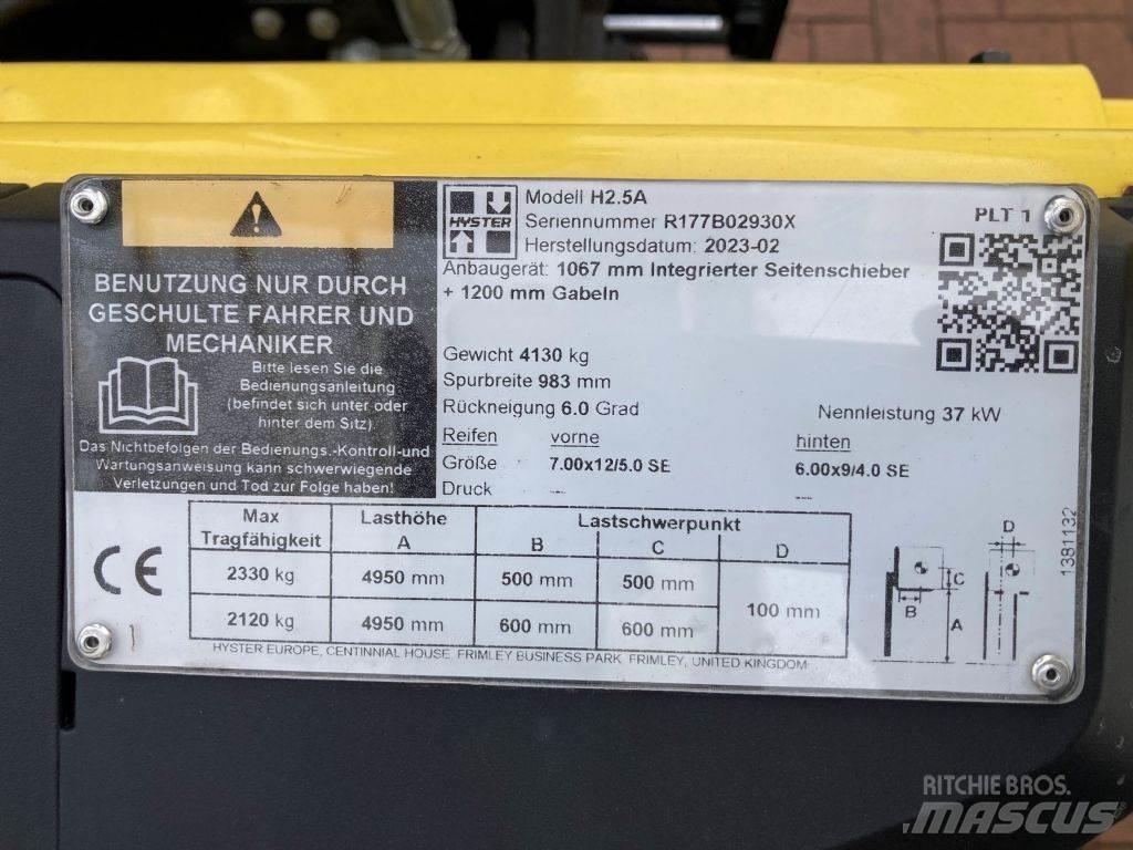 Hyster H 2.5A Tehnika ar dīzeļa dzinēju