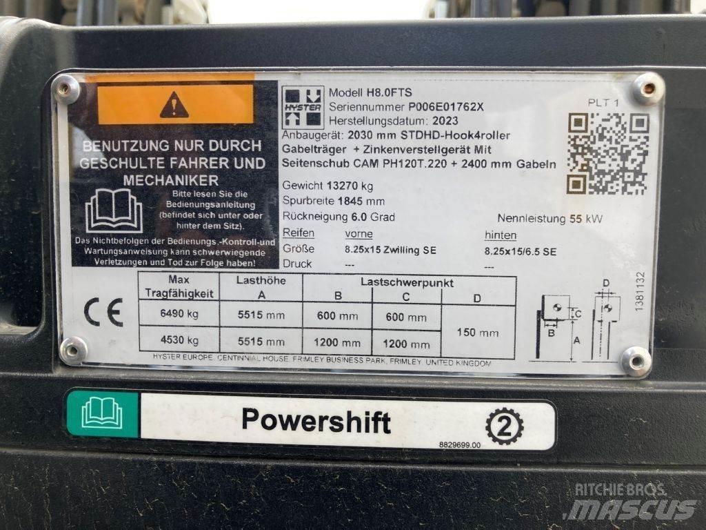Hyster H 8.0 FTS Tehnika ar dīzeļa dzinēju