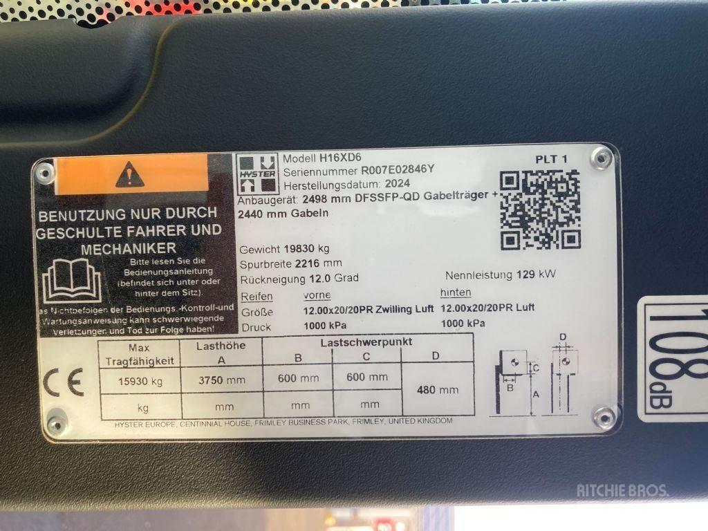 Hyster H16XD6 Tehnika ar dīzeļa dzinēju