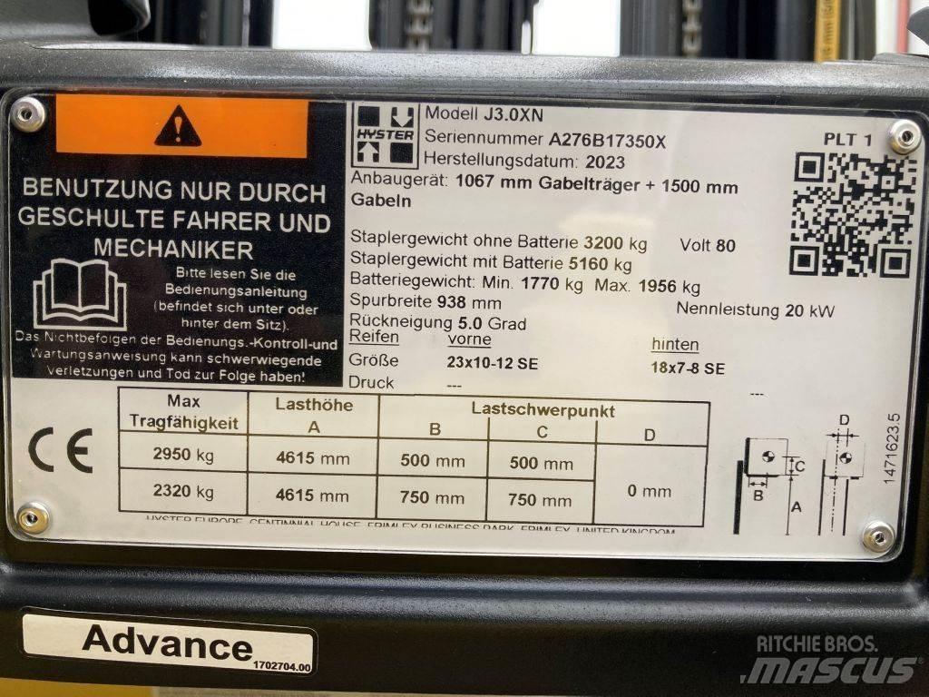 Hyster J 3.0 XN Elektriskie iekrāvēji