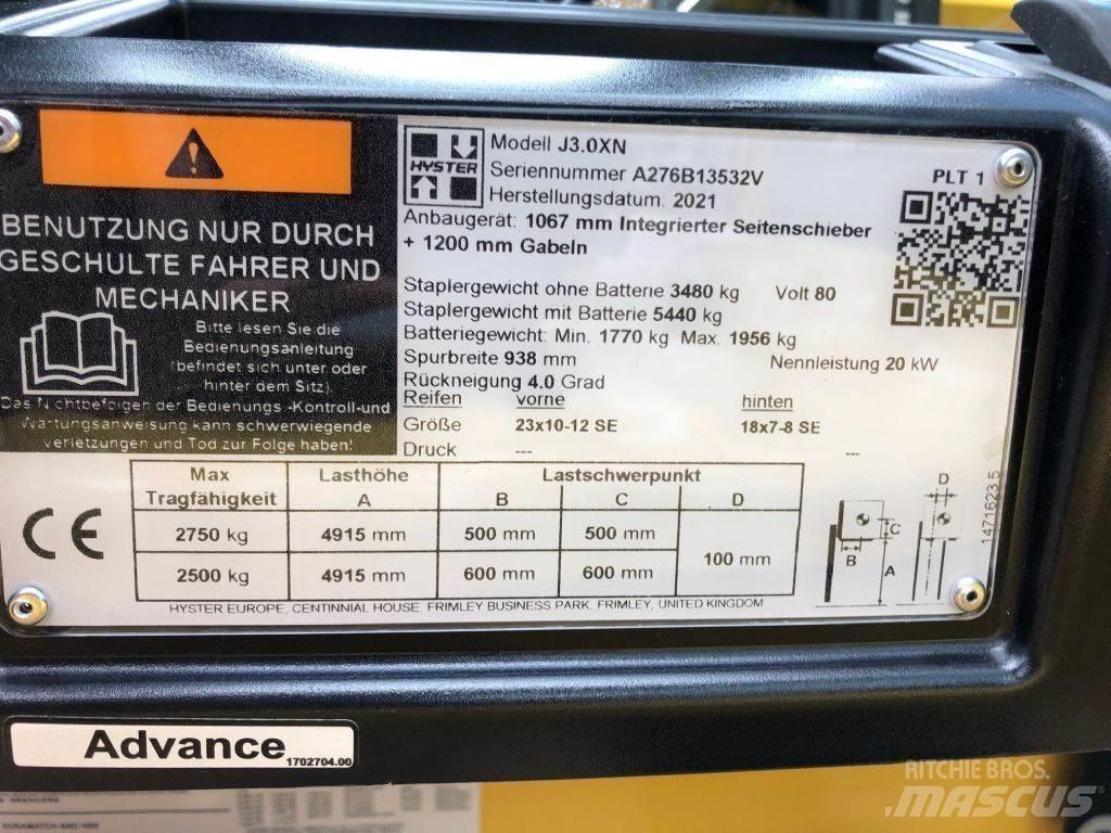 Hyster J 3.0 XN Elektriskie iekrāvēji