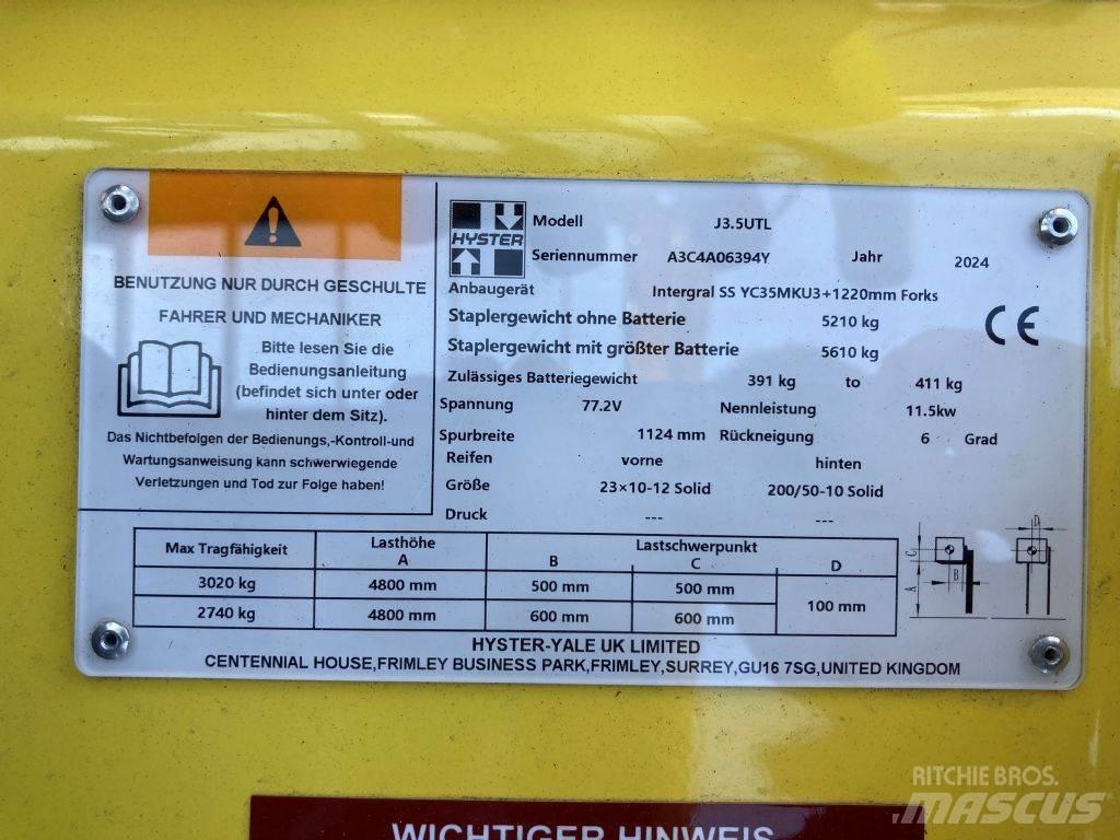 Hyster J 3.5 UTL Elektriskie iekrāvēji