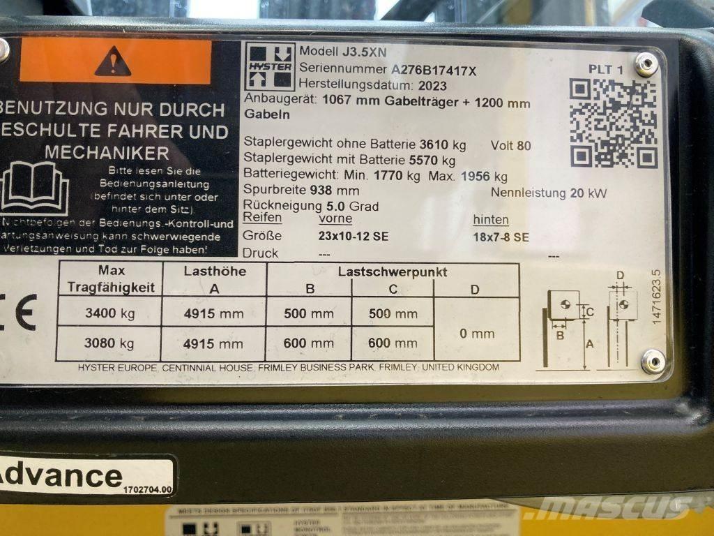 Hyster J 3.5 XN Elektriskie iekrāvēji